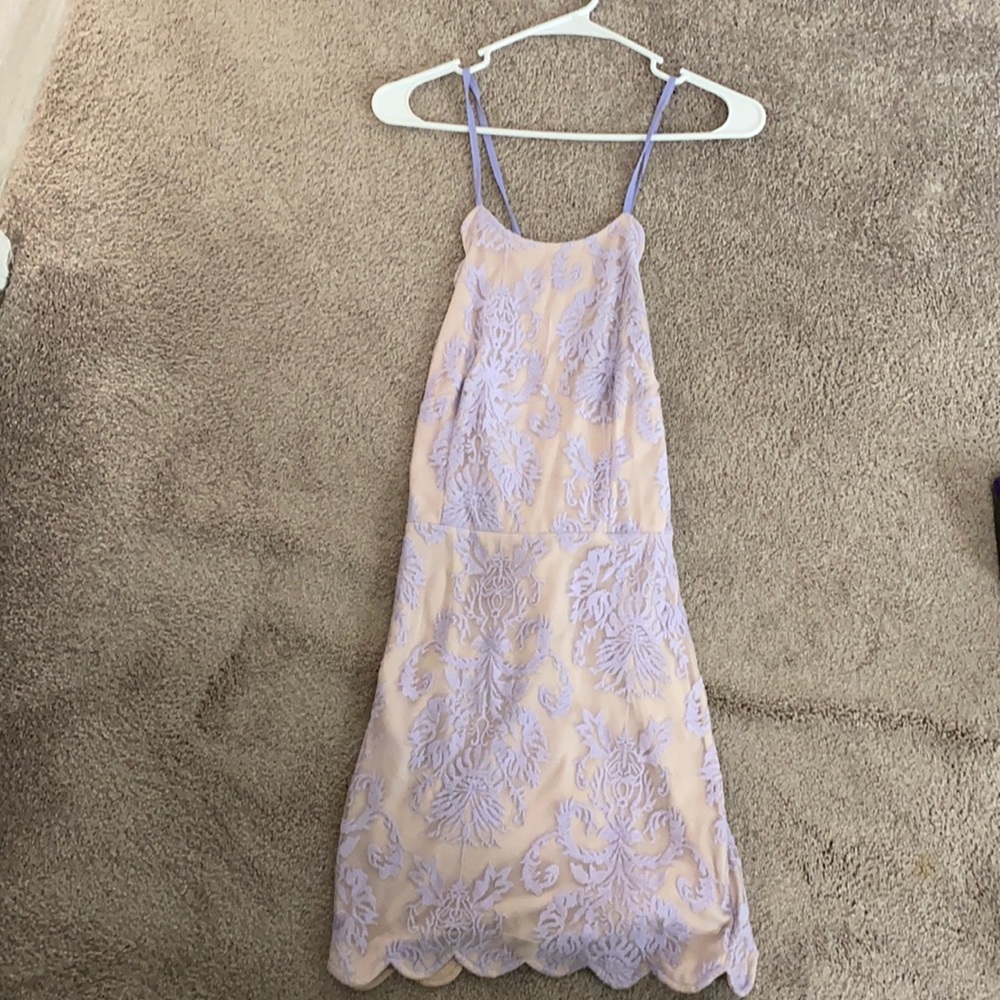 Hello Molly Lilac Lac Dress